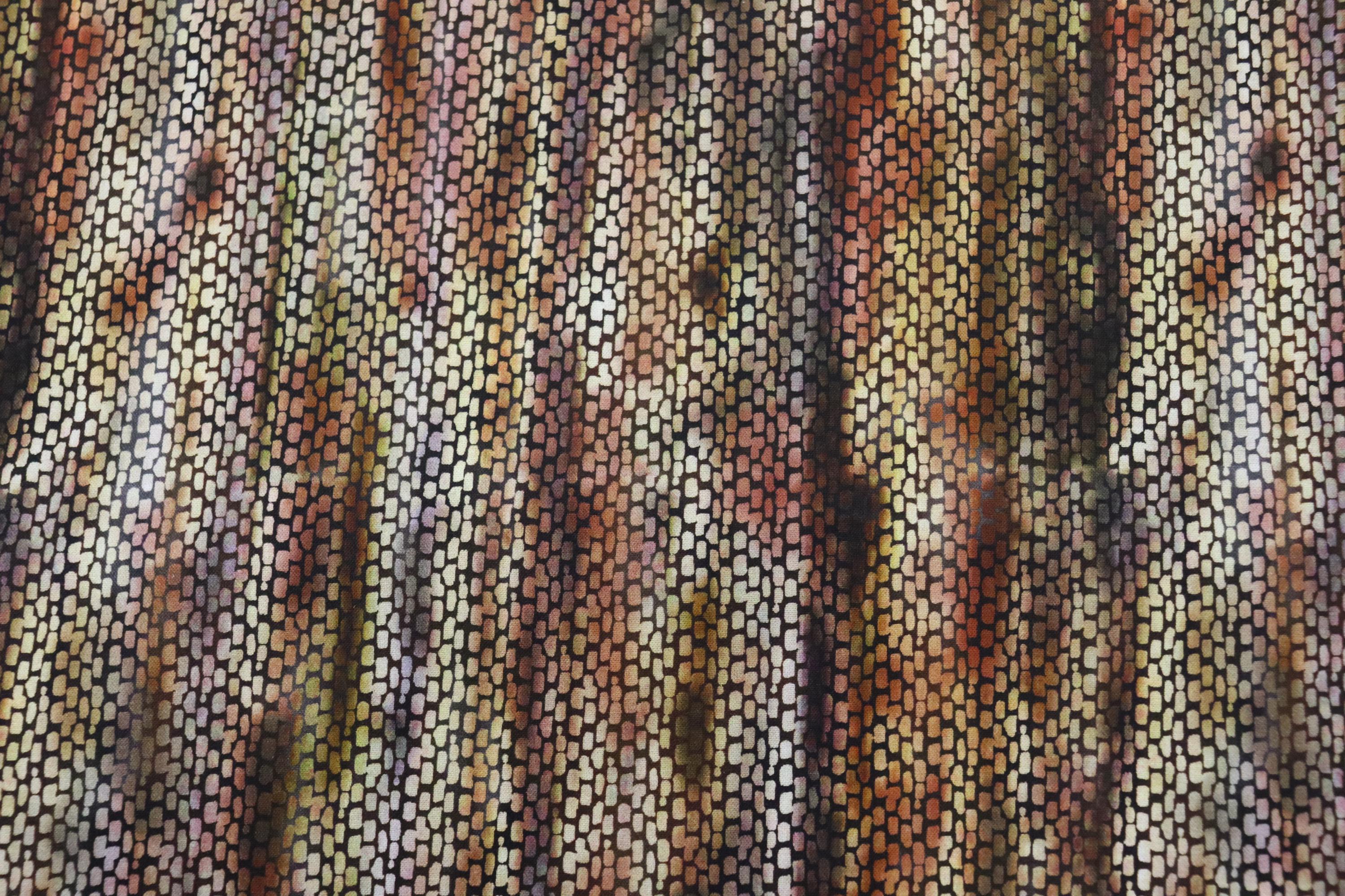 Bargello Browns Quilt Fabric By Red Rooster