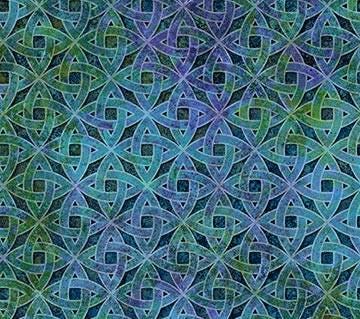 Stonehenge Celtic Roots Knots Navy Multi Quilt Fabric By Northcott Fabrics