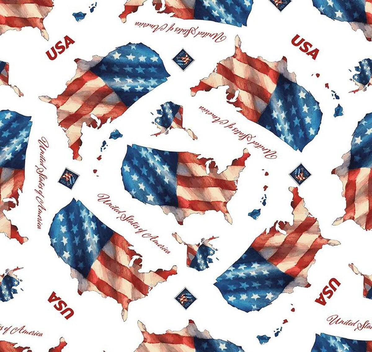 Letters From Home Main White Quilt Fabric By Riley Blake Fabrics