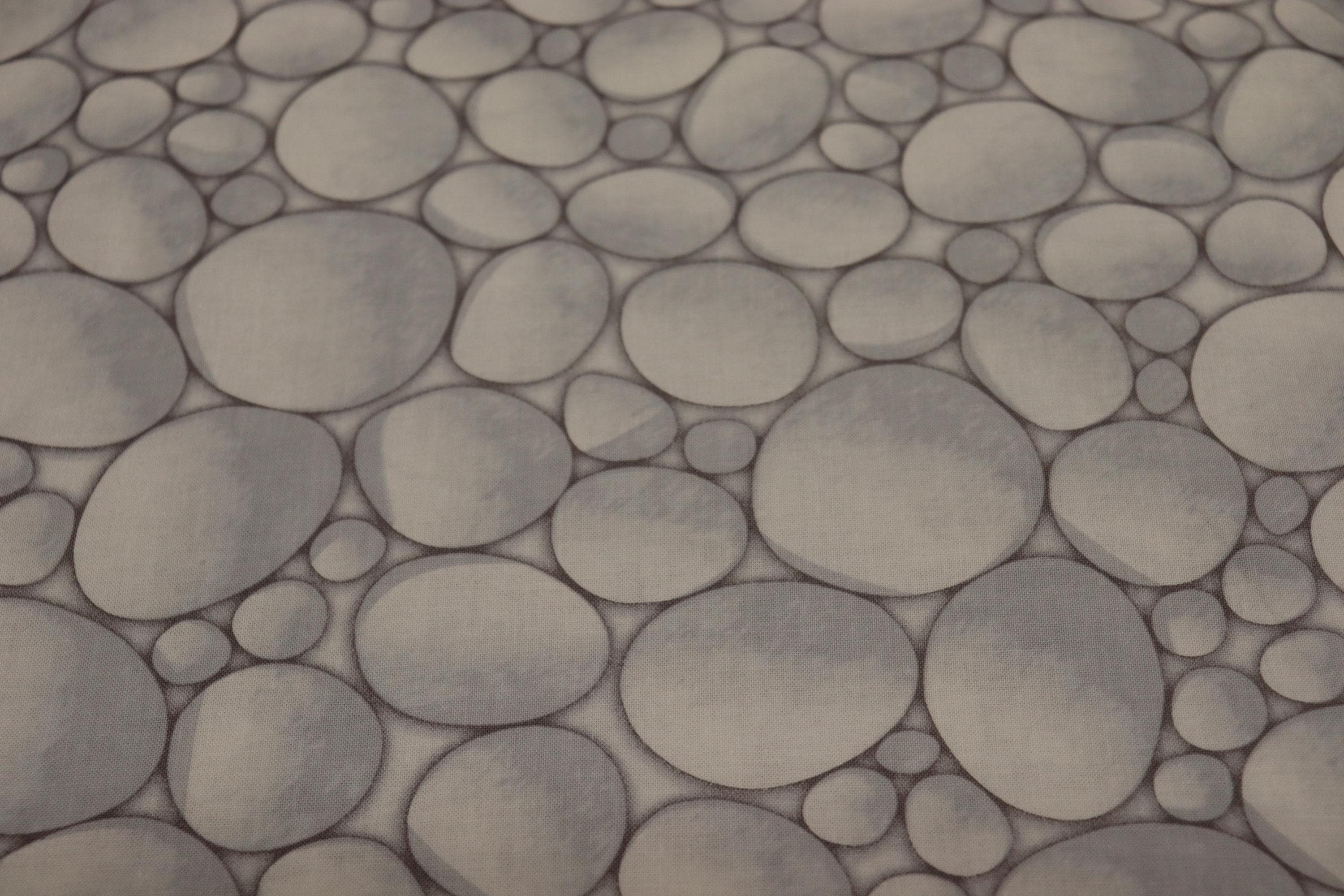 White Out Grey/Blue Quilt Fabric By Kanvas Studios