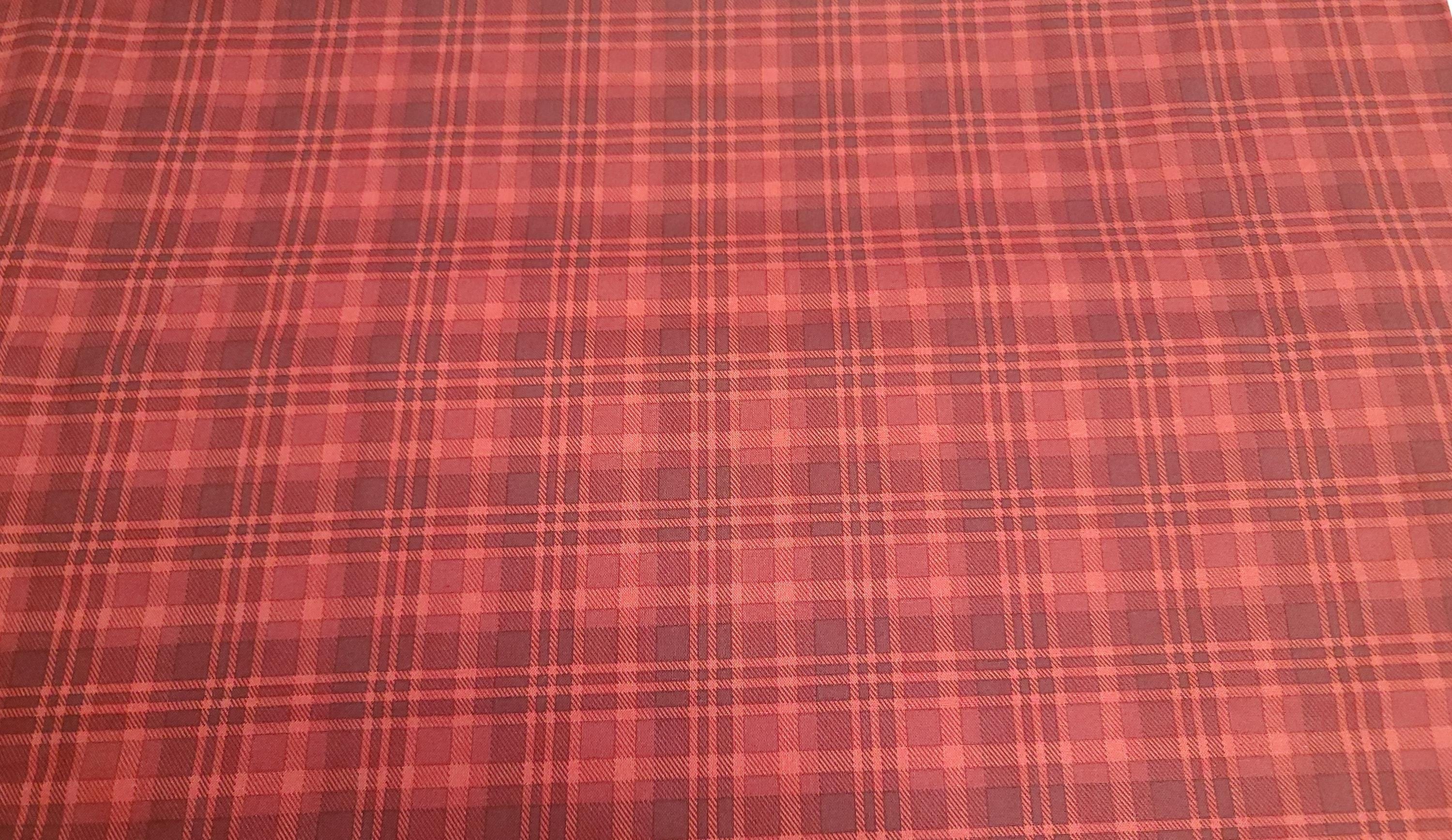 Lakeside Red Plaid Quilt Fabric By Windham Fabrics