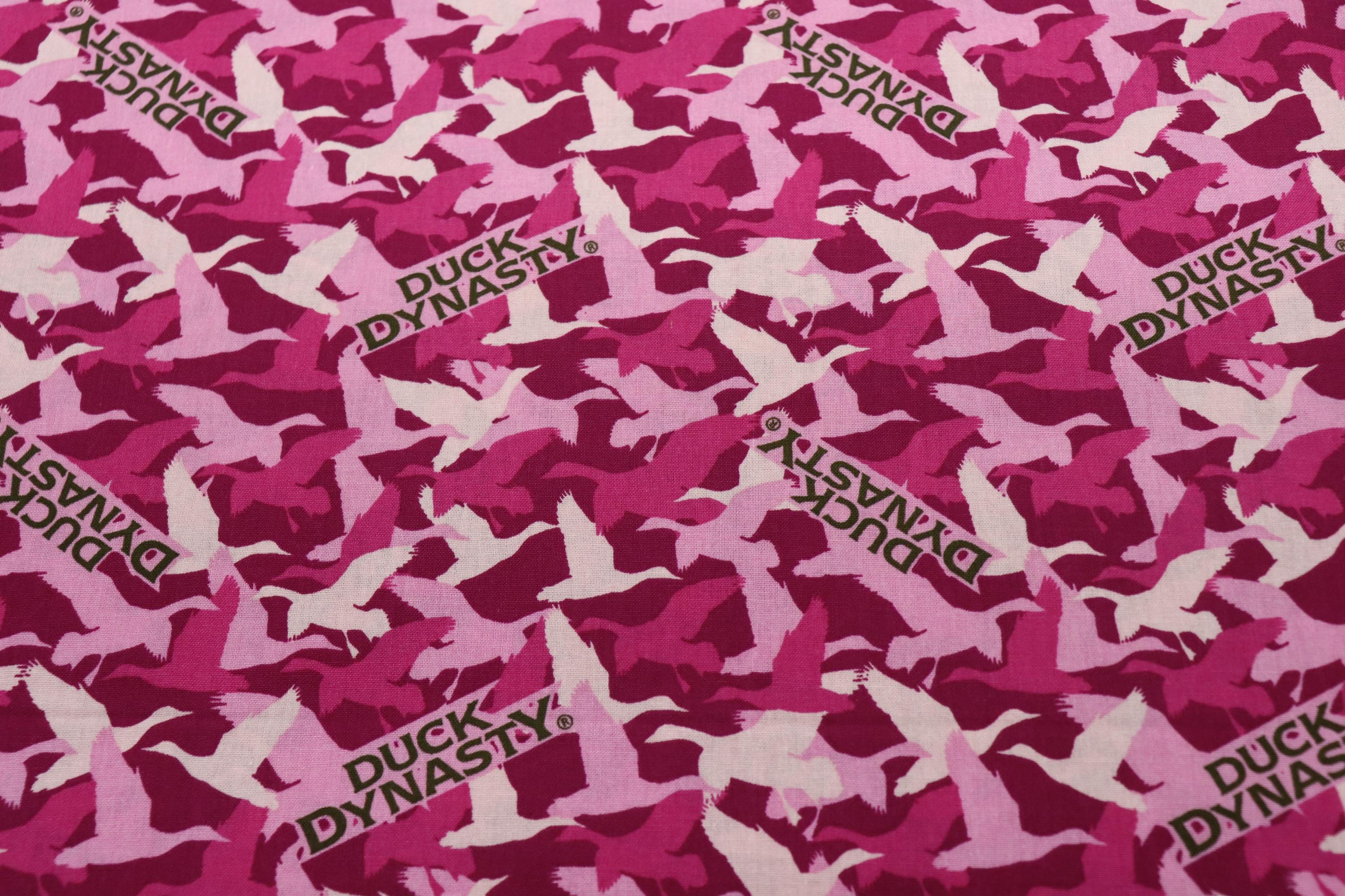 Duck Dynasty Duck Camo Pink Quilt Fabric By Springs Creative