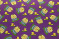 Hallmark Special Occasion Easter Butterfly and Eggs Lavender Quilt Fabric by Westminister Fibers