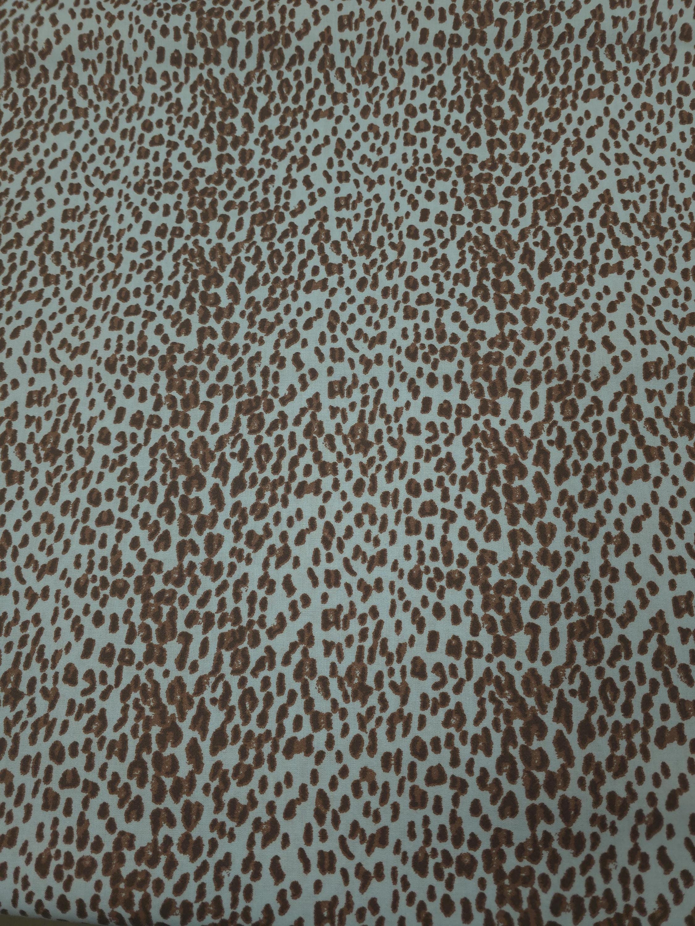 Chic BeBe Aqua Blue Cheetah Quilt fabric By David Textiles