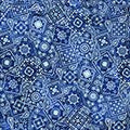 Rodeo Dreams Blue Bandana Paisley Quilt Fabric By Hoffman Fabrics