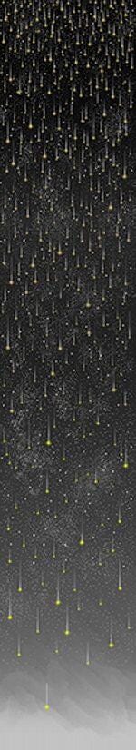 Cosmic Skies Black and Gold Quilt Fabric by Hoffman Fabrics