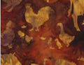 Bali Batik Farm Animals Paprika Quilt Fabric By Hoffman Fabrics