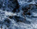 Marbled Spectrum Print Navy Quilt Fabric By Hoffman Fabrics