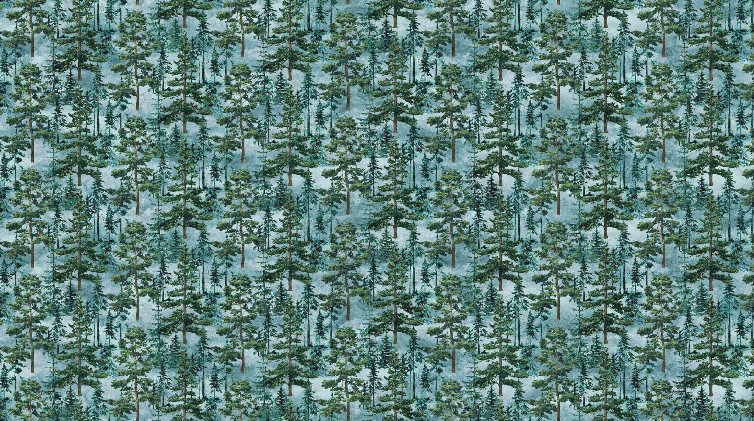 Eagle Pass Stonehenge Trees Allover Quilt Fabric By Northcott Fabrics