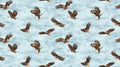 Eagle Pass Stonehenge Flying Eagles Allover Quilt Fabric By Northcott Fabrics