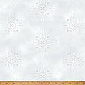 Midnight Perch December/Silver Snowflakes By Hoffman Fabrics