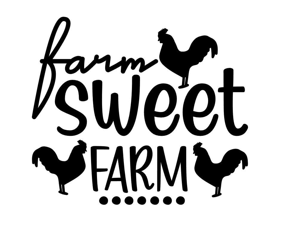 Farm Sweet Farm Vinyl Sticker