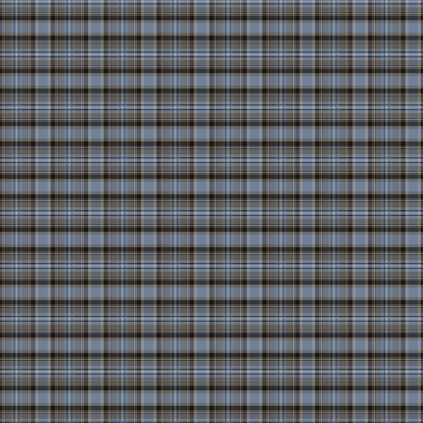 Naturscapes Wild At Heart Blue Plaid Quilt Fabric by Northcott Fabric