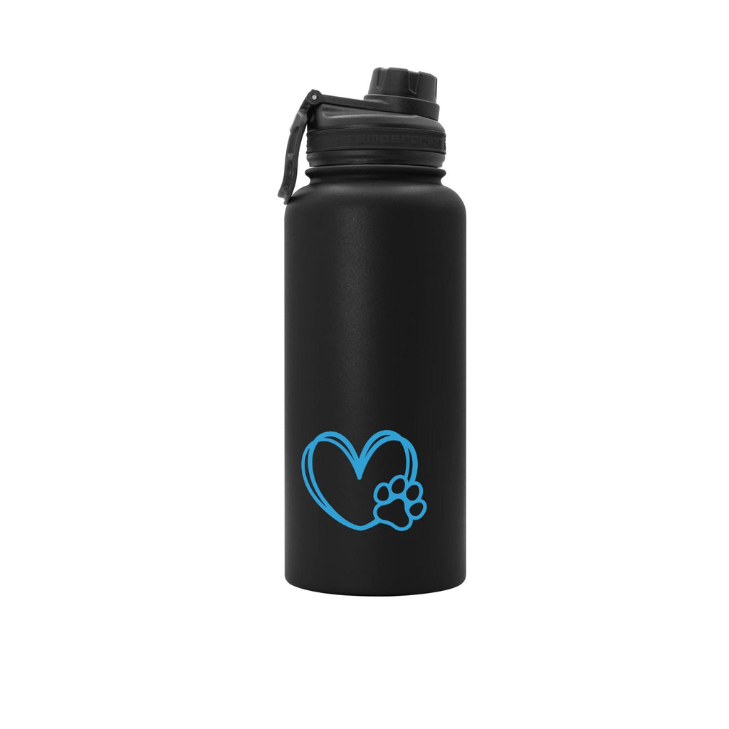 Heart with Paw Print Vinyl Sticker