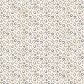 Cowboy Blues Horseshoes and Stars Cream Background By Northcott Fabrics