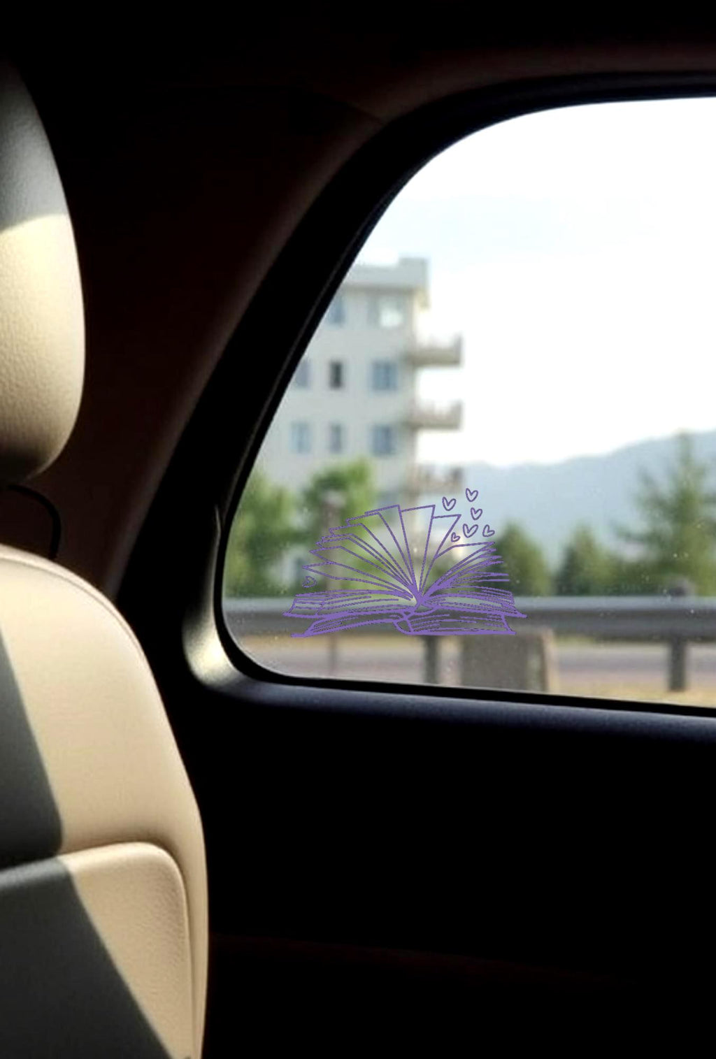 Book Lover Stack Vinyl Sticker