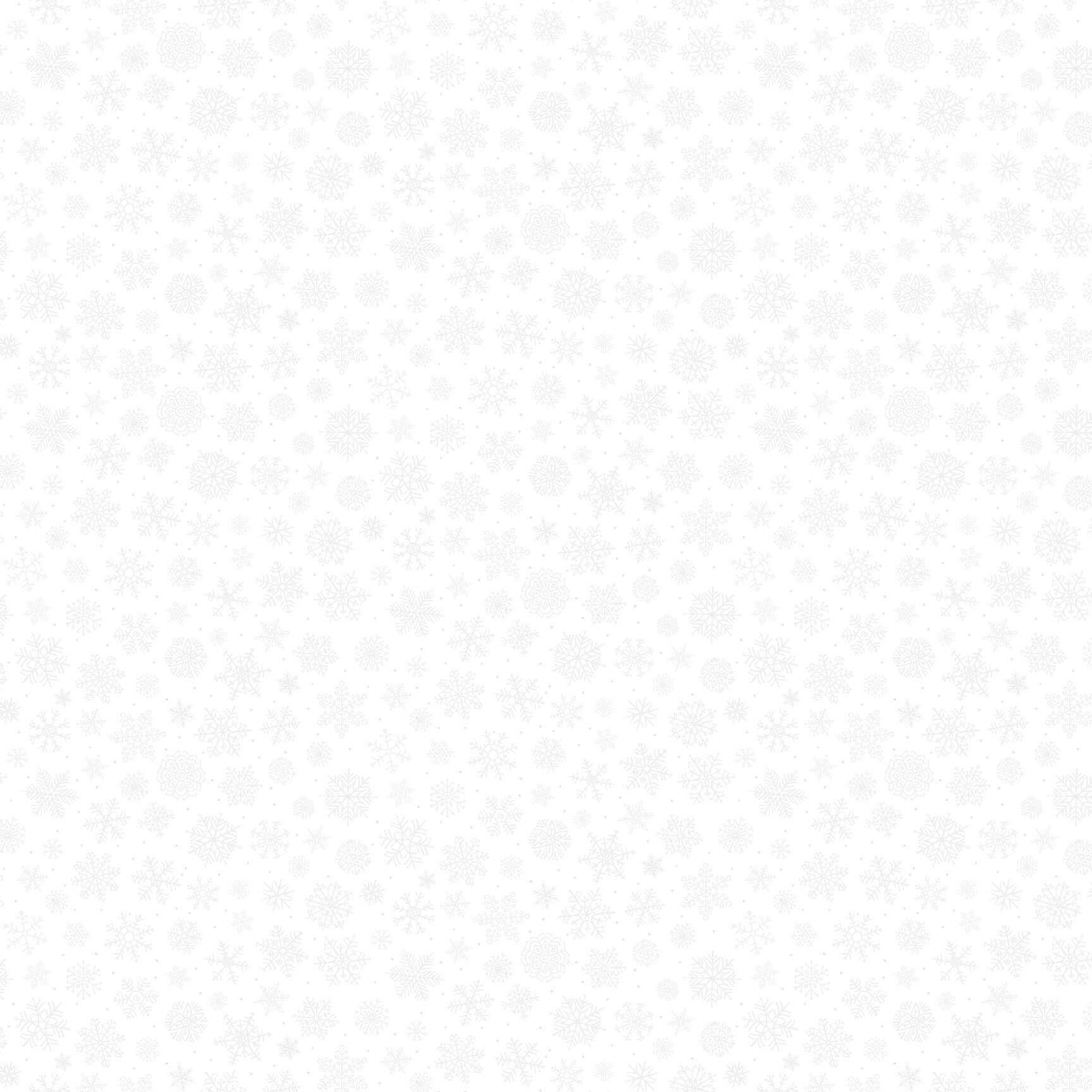 St. Nicholas White Snowflakes Quilt Fabric By Northcott Fabrics