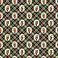 Highland Heart Wreaths Quilt Fabric by Northcott Fabrics