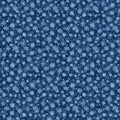 St. Nicholas Blue Snowflakes Quilt Fabric By Northcott Fabrics