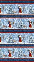 St. Nicholas Border Stripe Quilt Fabric By Northcott Fabrics