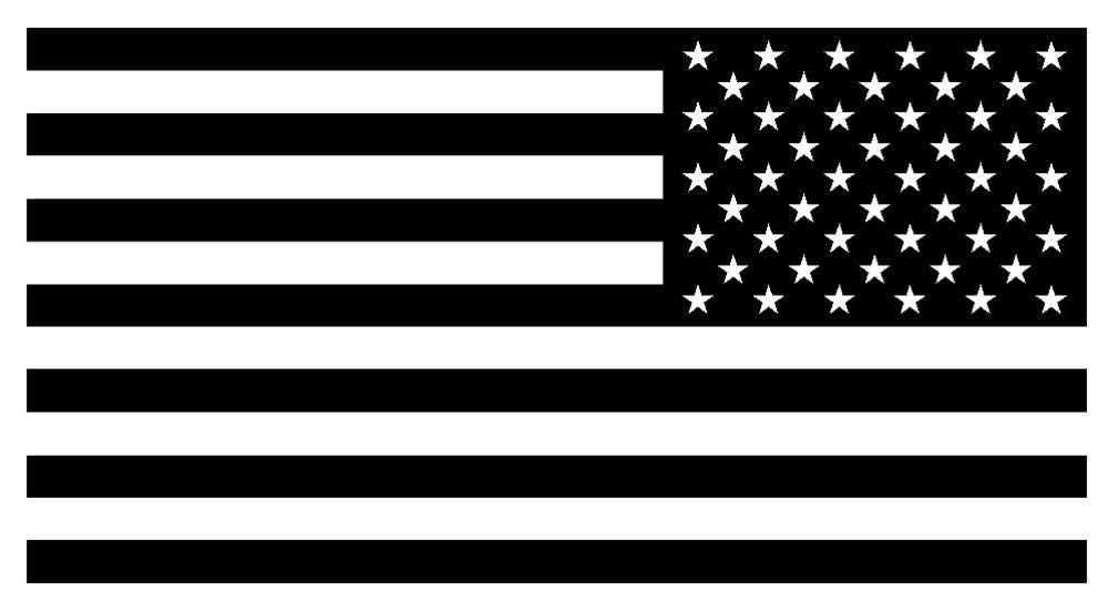 American Flag Sticker
