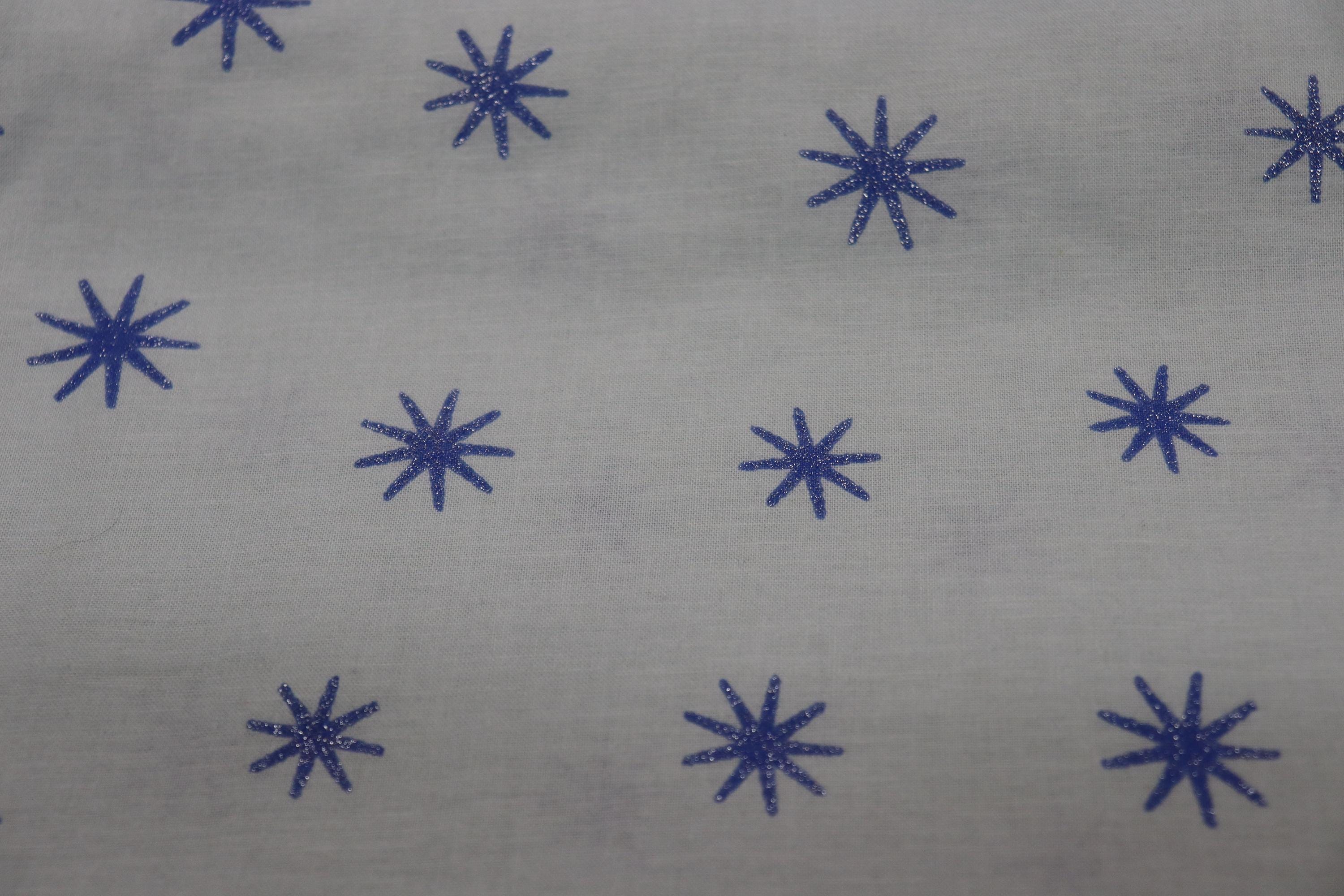 Shining Star Sapphire Quilt Fabric