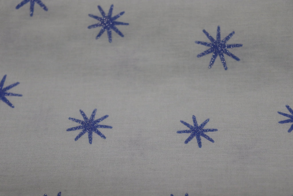 Shining Star Sapphire Quilt Fabric
