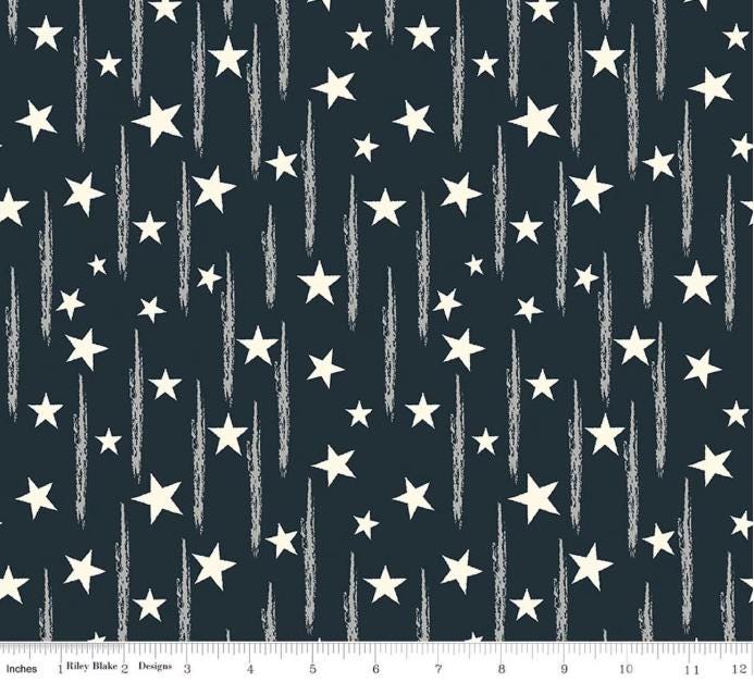 American Honor Stars and Stripes Navy by Riley Blake Designs