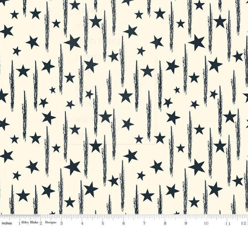 American Honor Stars and Stripes Cream by Riley Blake Designs