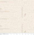 Independence Declaration Cream Quilt Fabric By Riley Blake Designs