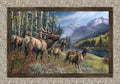 Timber Trail Elk Quilt Fabric Panel By Northcott Fabrics