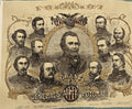 Commemorative Collections Civil War Union Generals Quilt Fabric Panel By Windham Fabrics