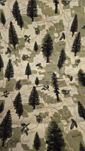 Oregon Map Quilt Fabric by Hi Fashion Fabrics HF-C 1276