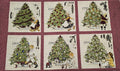 Tidings of Great Job Christmas Trees Quilt Fabric Panel