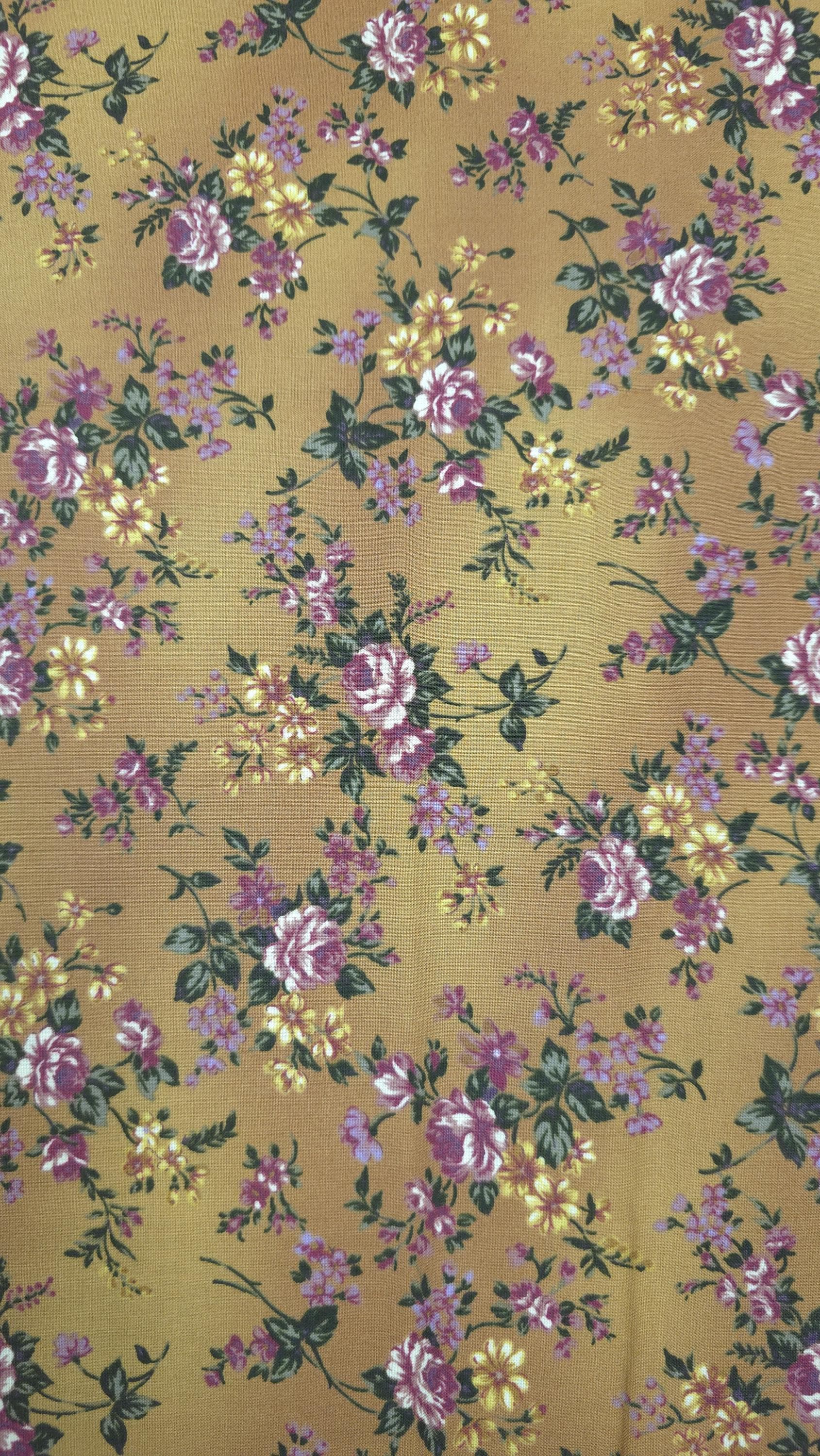 Village Rose Quilt Fabric by Fabri-Quilt