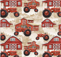 Farm Tractors Quilt Fabric by David Textiles