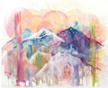Valley View At the Top Quilt Fabric Panel By Henry Glass & Co.