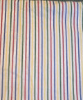 Yellow Green Blue Red White Striped Cotton Soft Flannel Fabric