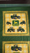 John Deere Tractors Fabric Pillow Panel