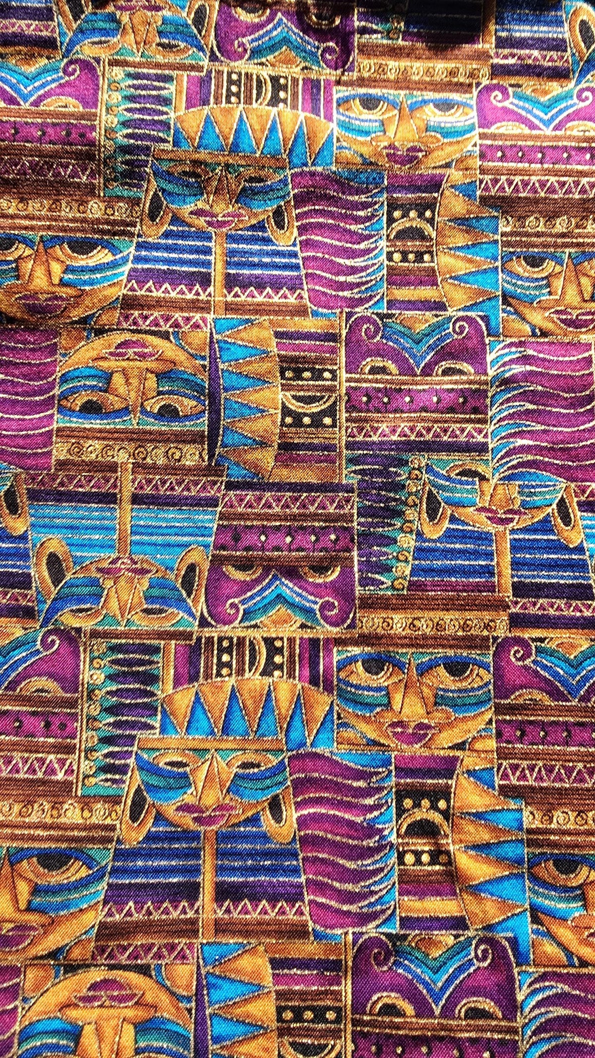 Pablo's Puzzle Cotton Quilt Fabric by Hoffman Fabrics