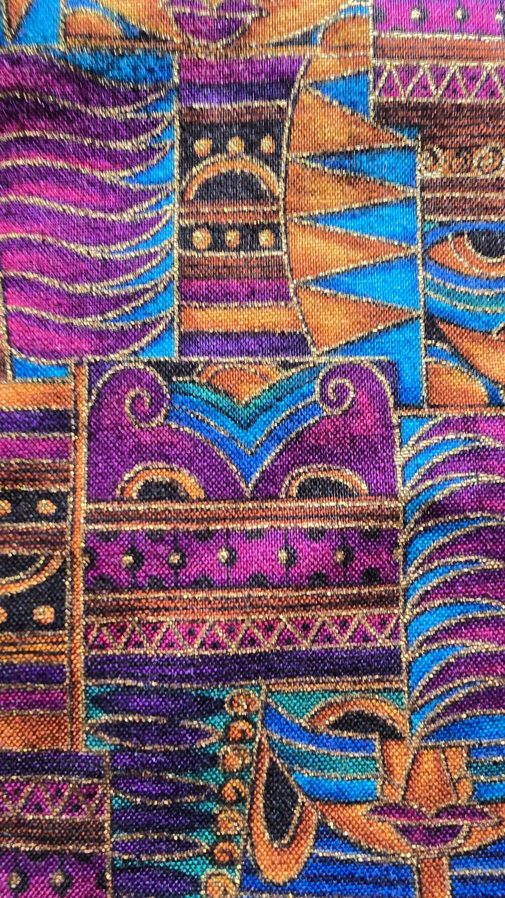Pablo's Puzzle Cotton Quilt Fabric by Hoffman Fabrics