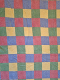 Yellow Green Blue Red White Cotton Soft Flannel Fabric