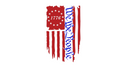 1776 We The People Distressed Flag Vinyl Sticker/Decal